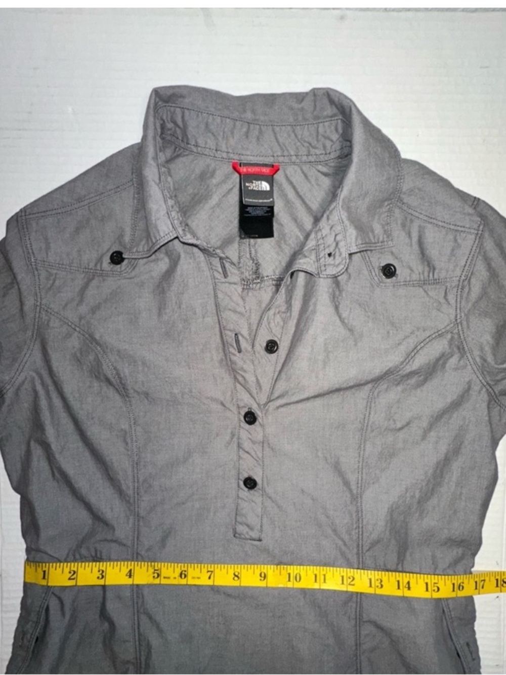 The North Face Gray Mini Shirt Dress - Picture 7 of 15